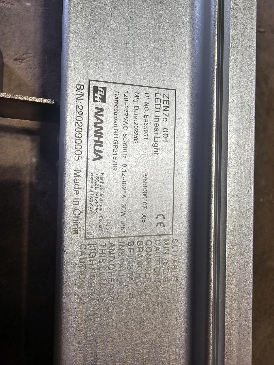 Nanhua ZEN7-001 LED Linear Light - photo 2