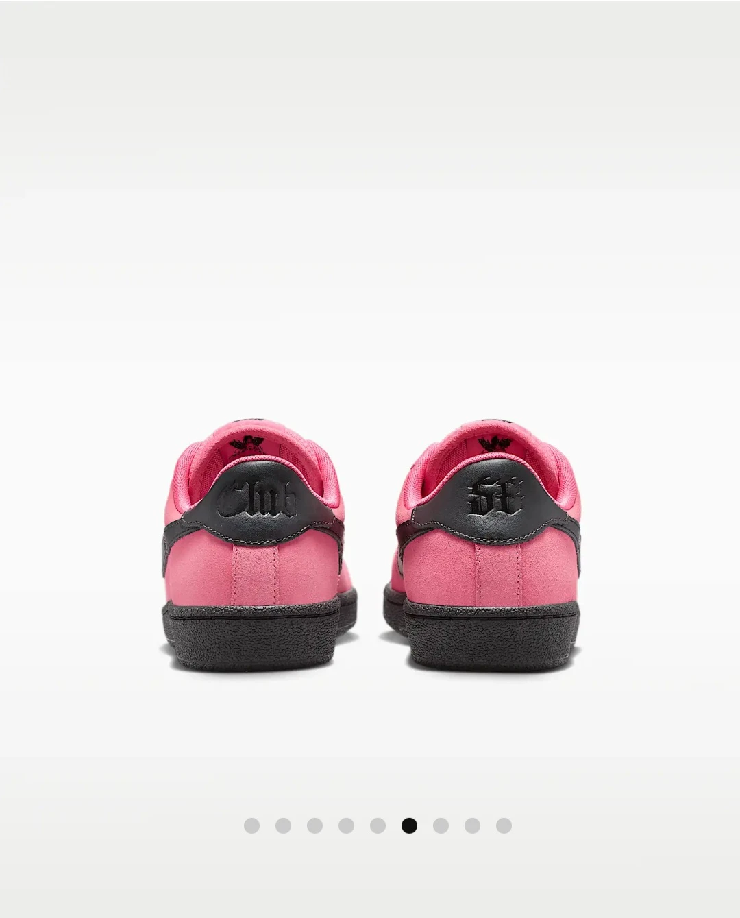 Nike SB Tennis Classic Pink Black Suede Sneakers - photo 2
