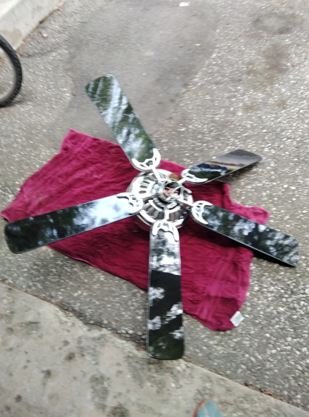 Ceiling Fan Blades and Motor Housing