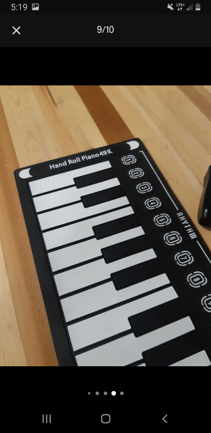 Hand Roll Piano 49K - portable, 49-key electronic keyboard