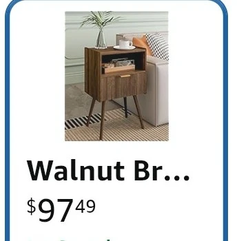 Drawer and Open Wood Shelf Accent Night Stand - photo 5