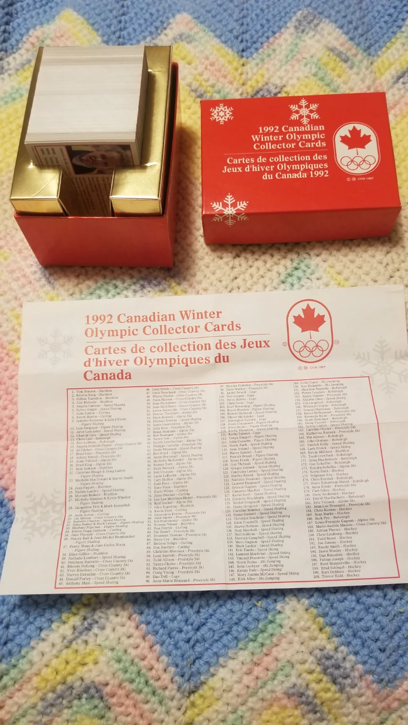 1992 Canadian Winter Olympics Collector Card Set - photo 3