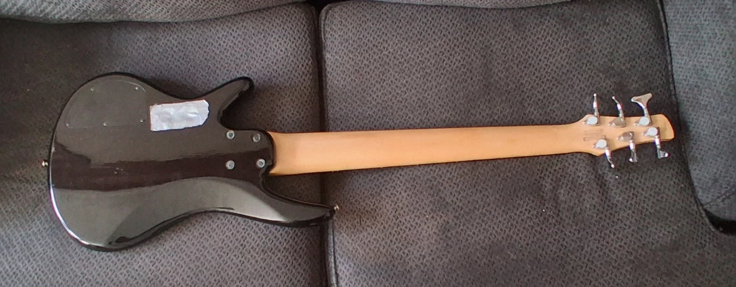 6-String Electric Bass Guitar - Black - photo 2