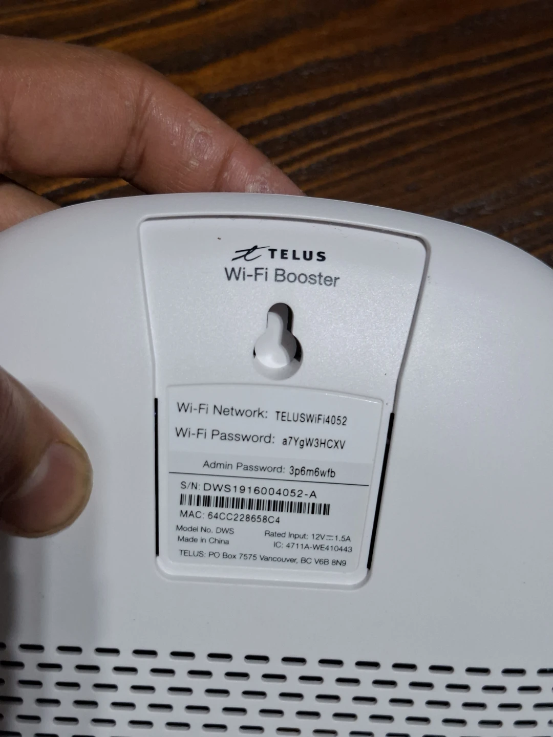 TELUS Wi-Fi Booster - photo 3