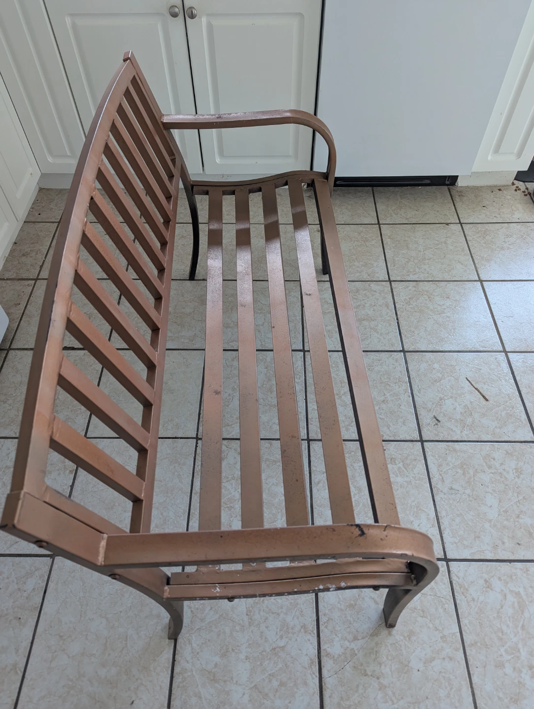 Metal Garden Bench - photo 2