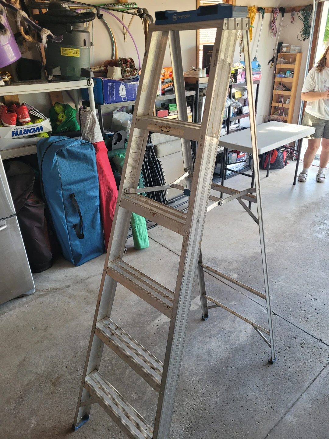 Werner Aluminum Step Ladder 6 foot