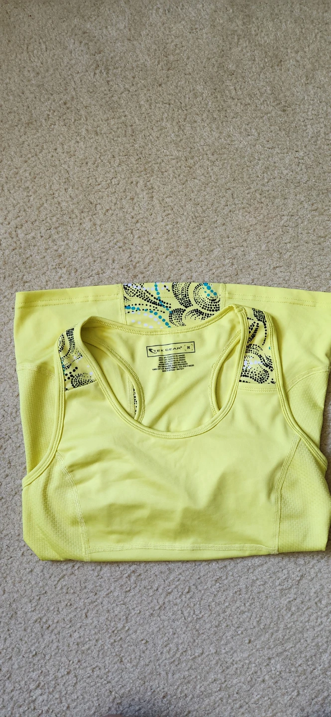 Tek Gear Women's Yellow Athletic Tank Top - photo 5