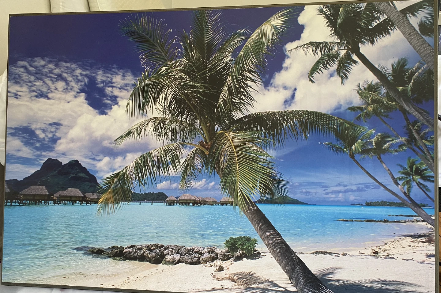 Tropical Beach Wall Art Canvas Print