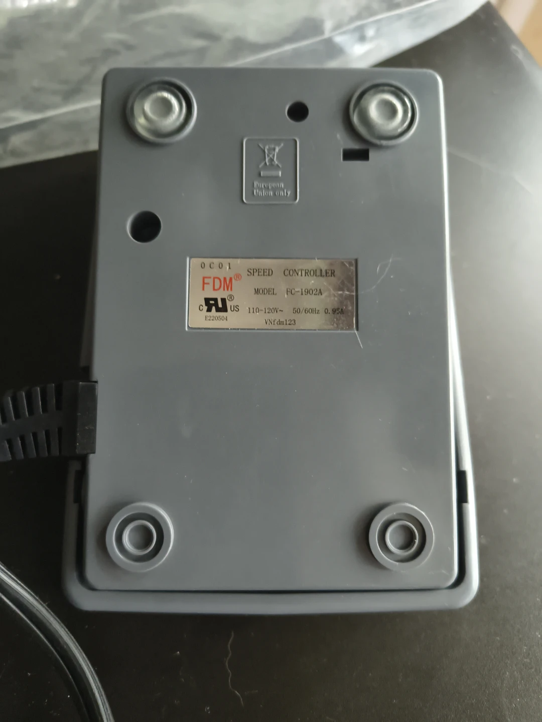 FDM Speed Controller PC-1902A Foot Pedal - photo 3