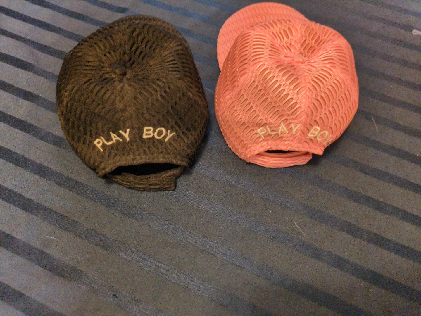 Playboy Hats - Black & Pink