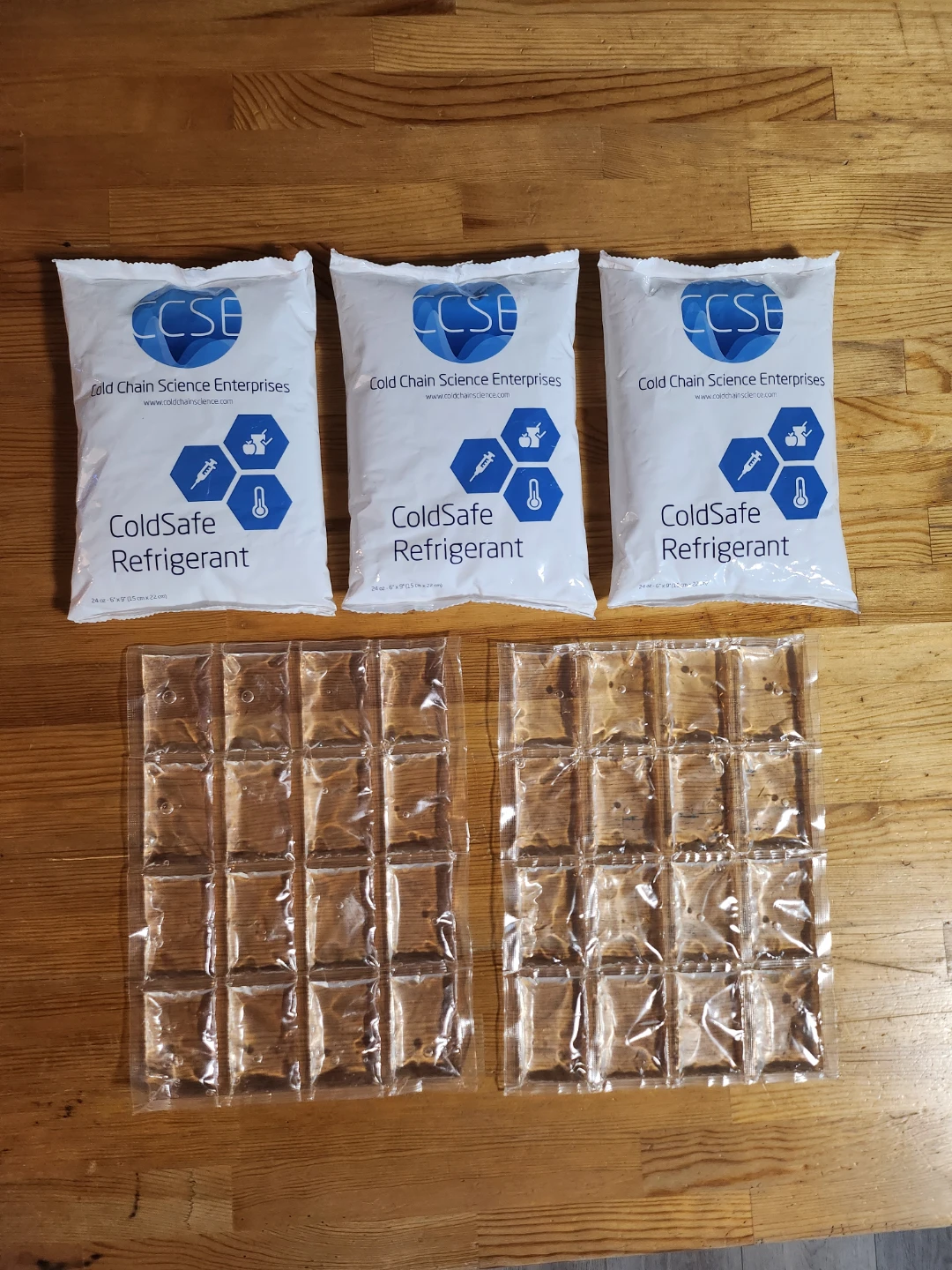 Cold Chain Science Enterprises ColdSafe Refrigerant Gel Packs