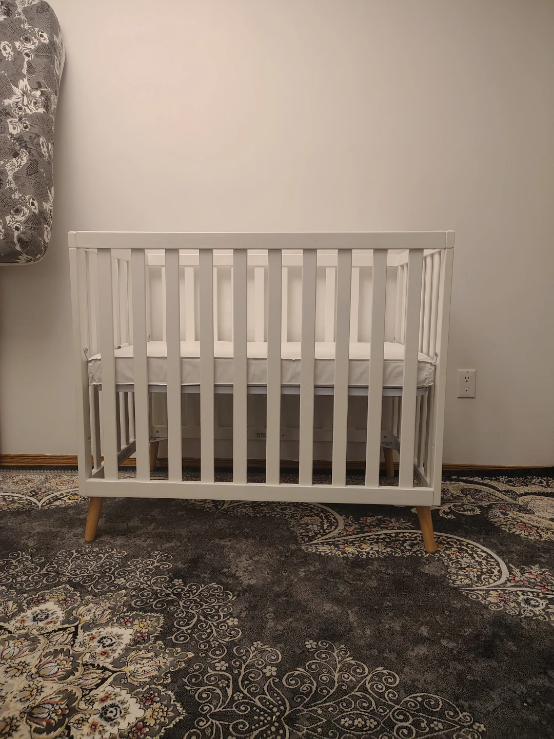 White Wooden Crib - photo 5