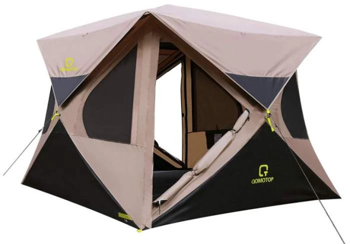 QOMOTOP Tent - Beige and Black