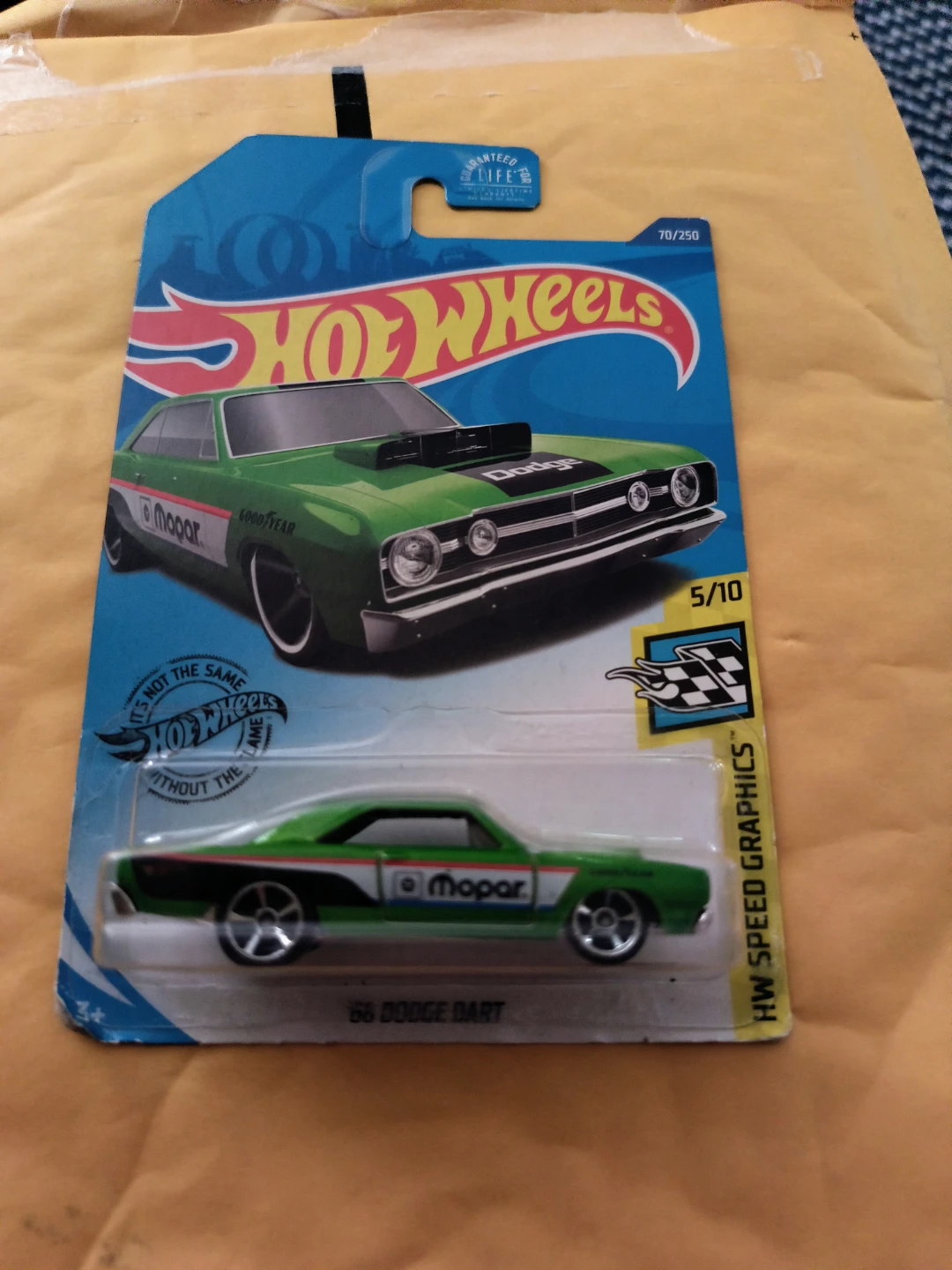 Hot Wheels '68 Dodge Dart dated 2017. 1/64 scale