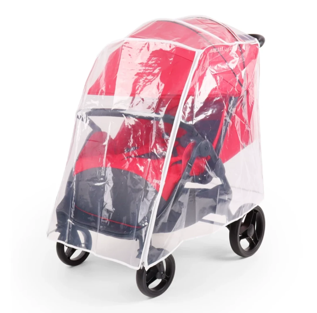 🌧️ Housse de protection pour poussette double - photo 2