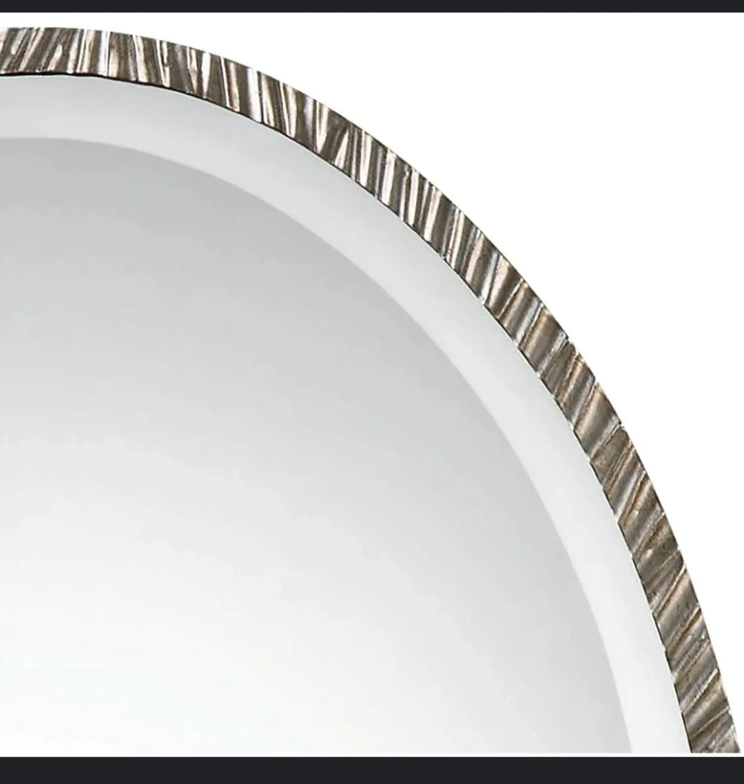 Uttermost Annadel Oval Wall Mirror - 20x28 Silver/Nickel - photo 3
