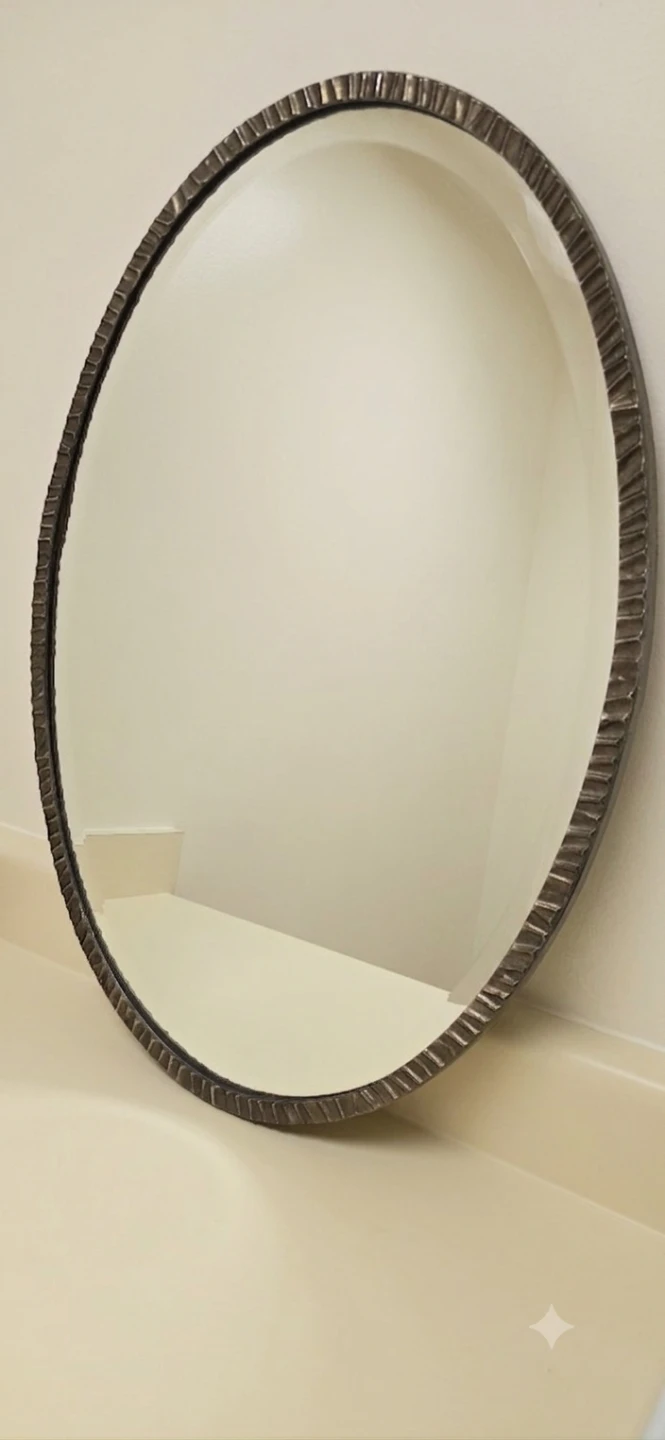 Uttermost Annadel Oval Wall Mirror - 20x28 Silver/Nickel - photo 5
