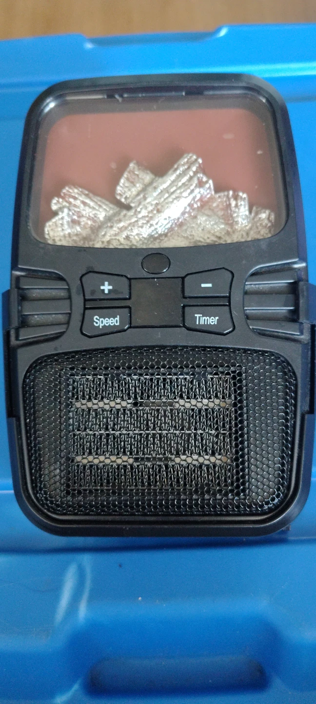 Portable Electric Heater with Flame Effect