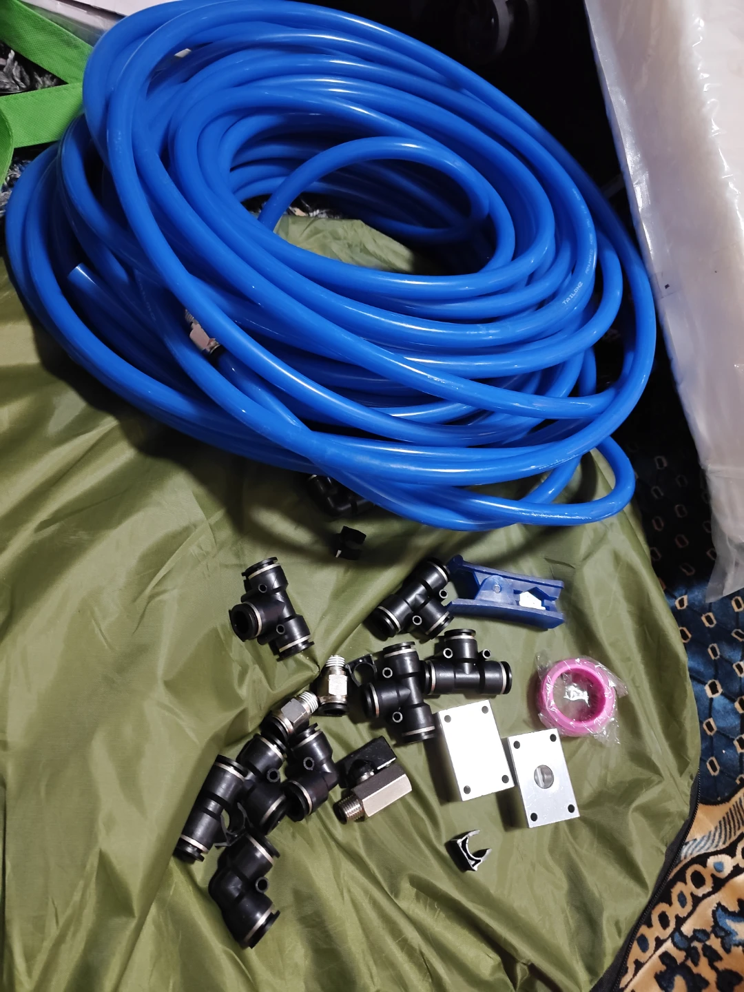Pneumatic Hose Kit with Fittings