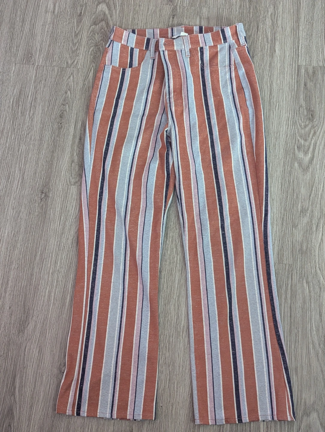 American Eagle Striped Flare Pants Size 6