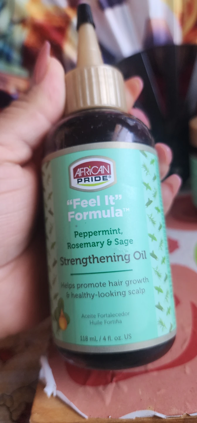African Pride "Feel It" Formula Strengthening Mask & Oil set - photo 5