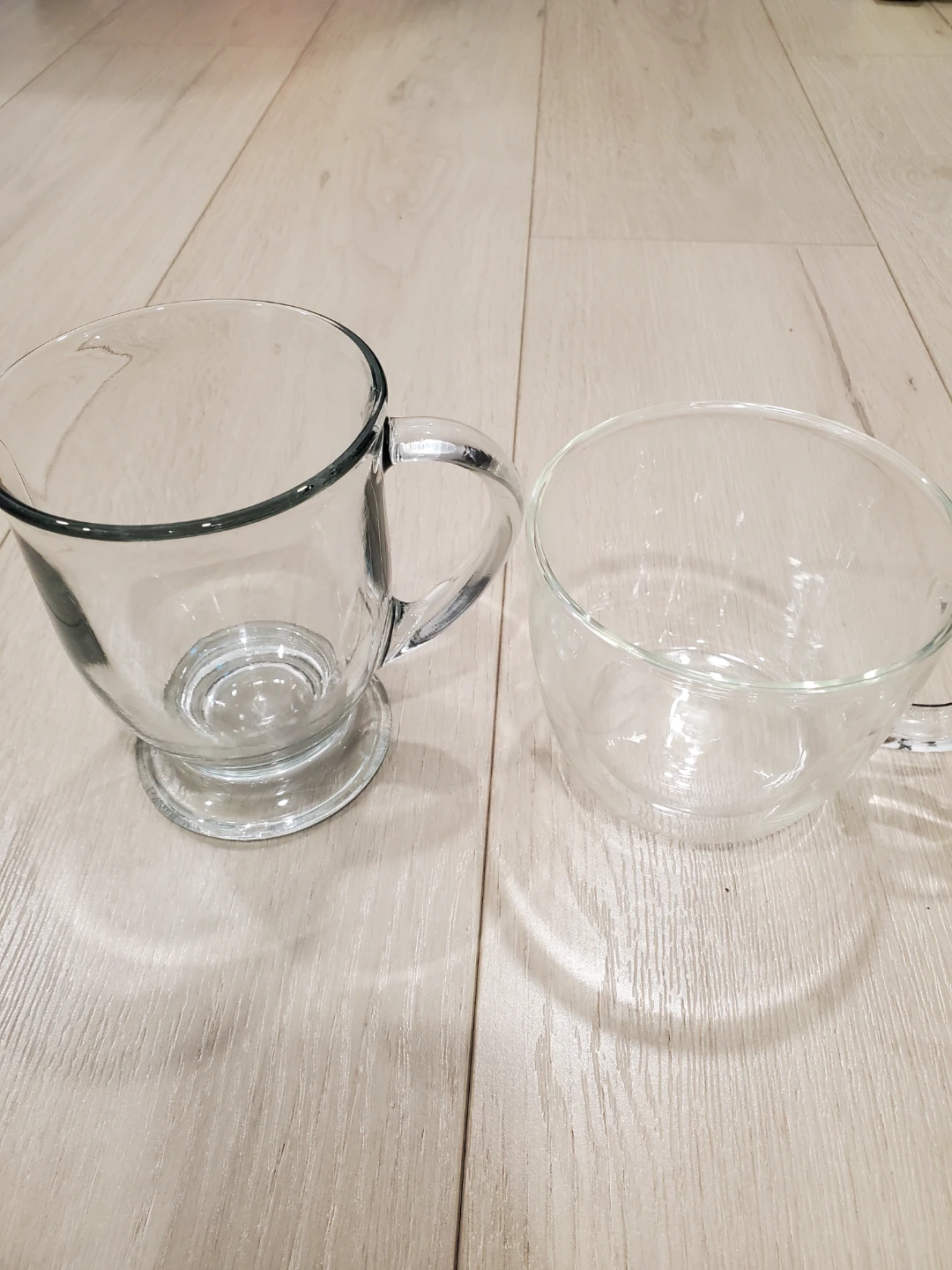 Pair of Coffee Glass Mugs (Bodum and Anchor Hocking)