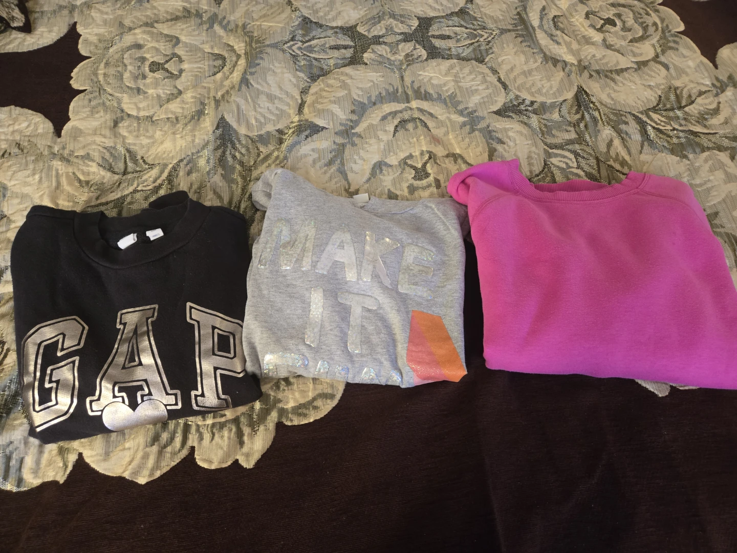 GAP Kids Grey Hoodie and Sweatshirts Bundle - photo 3