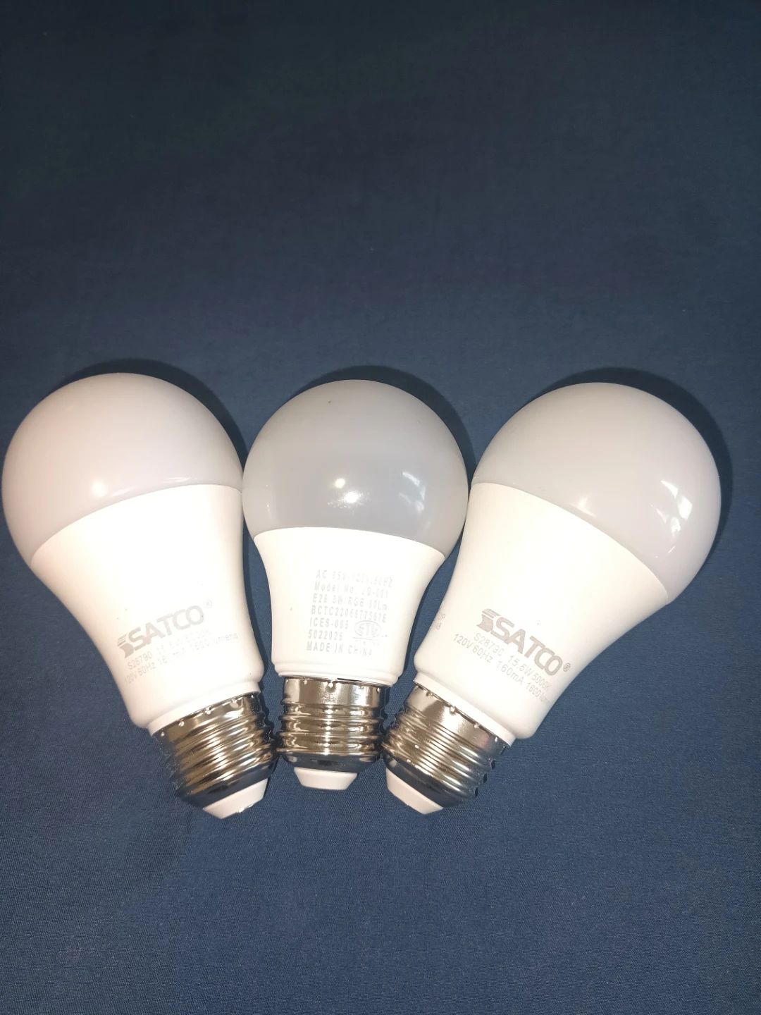 SATCO LED Light Bulbs (3-Pack)