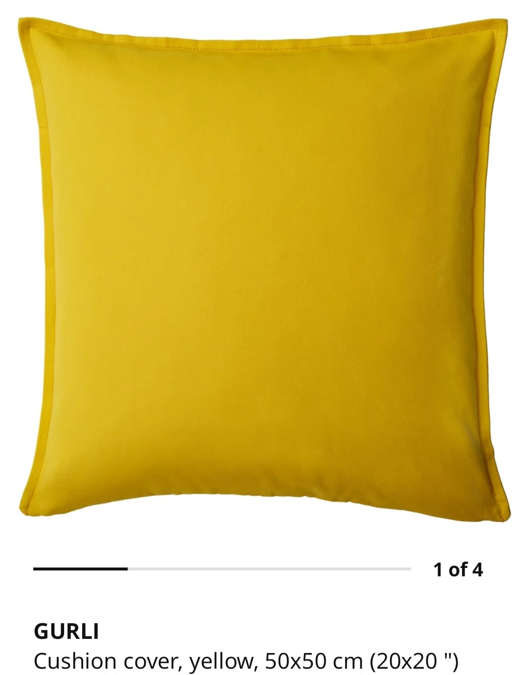 3 IKEA GURLI Cushion Covers 50x50cm - photo 3