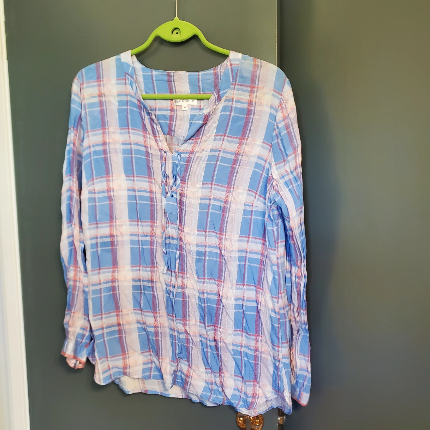 Northern Reflections Plaid  Shirt XL