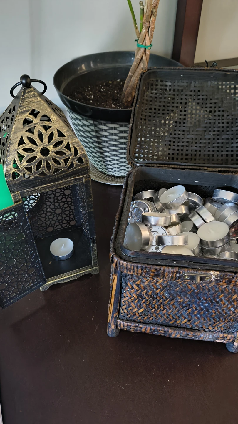 Decorative Lantern with Tea Lights