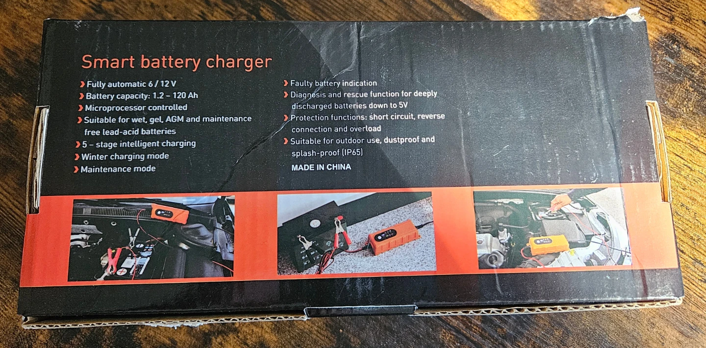 Uncle Wires Wholesale Smart 6/12v Battery Charger - photo 2