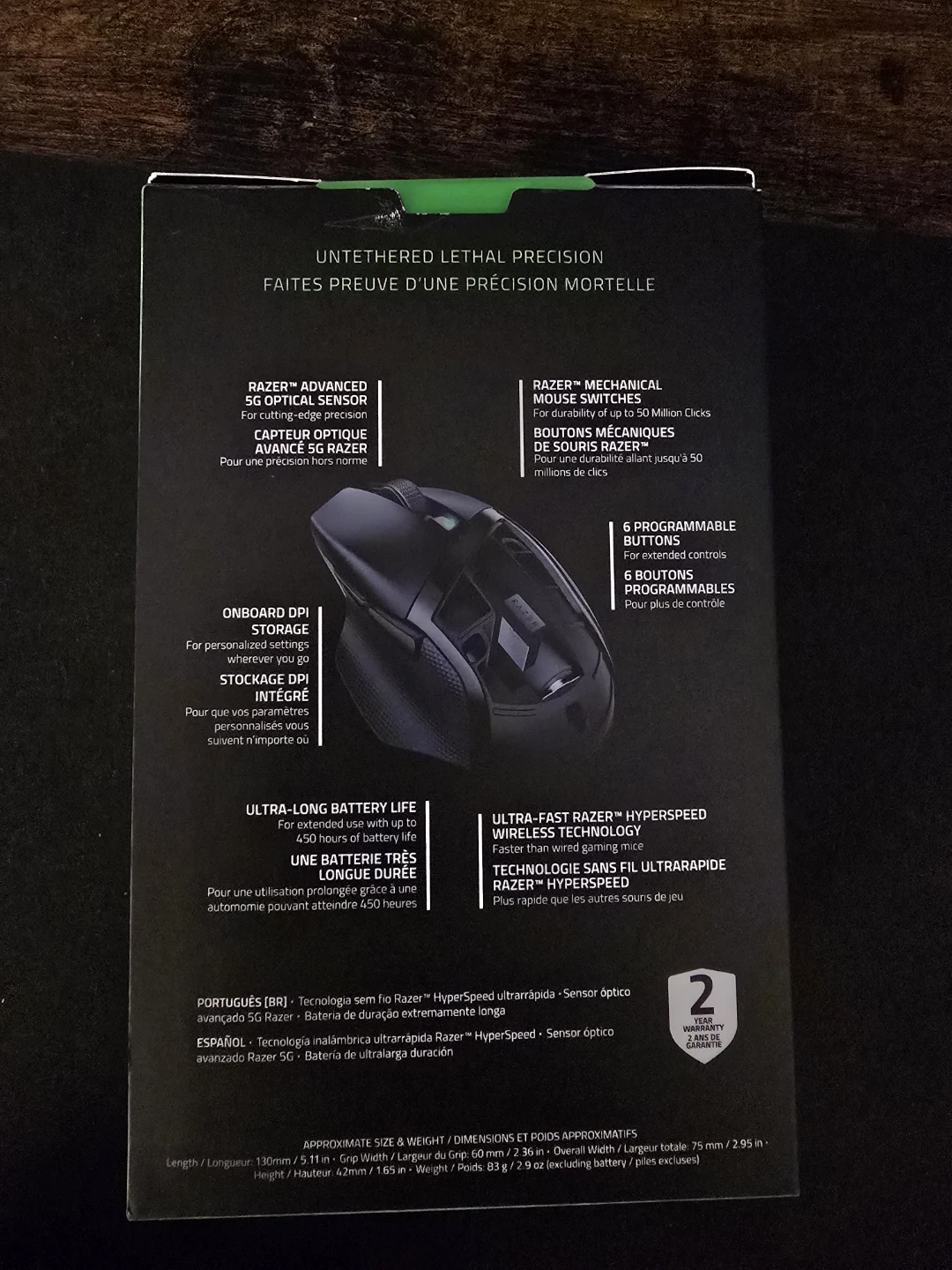 Razer Basilisk X HyperSpeed Wireless Gaming Mouse - photo 4