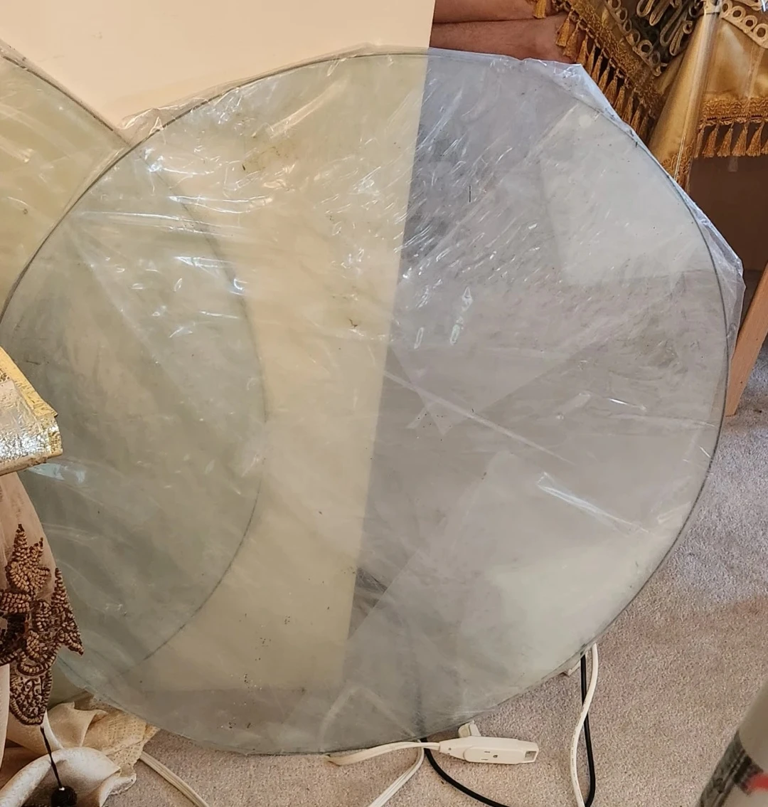 Brand new Metal Table Legs and Glass Tabletop - photo 3