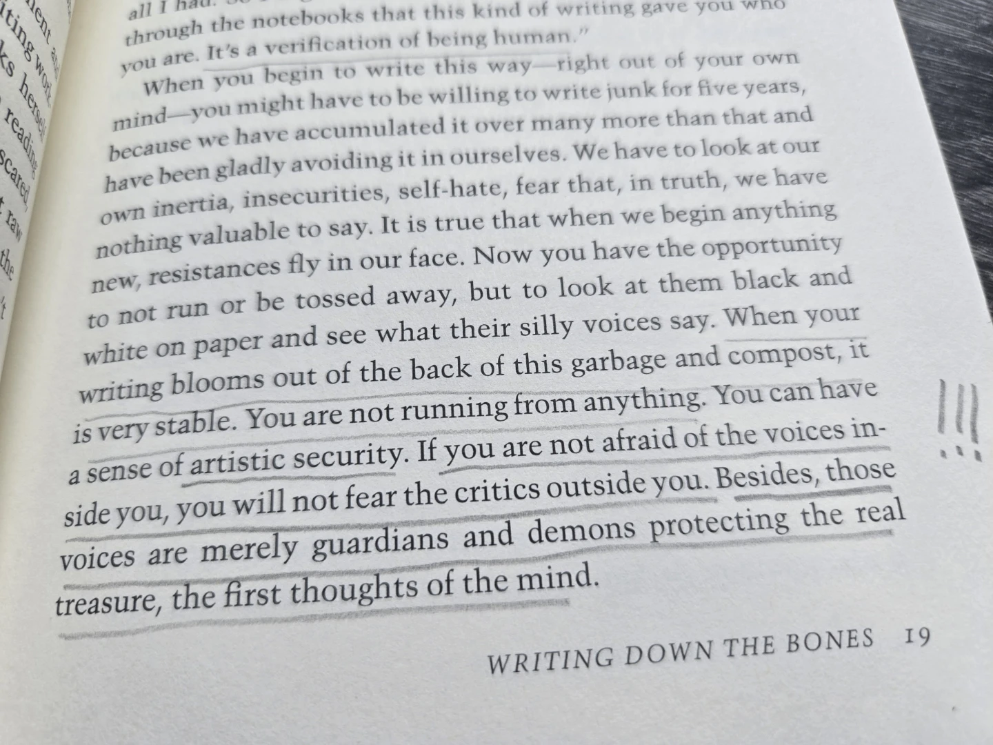 Writing Down the Bones by Natalie Goldberg - photo 4