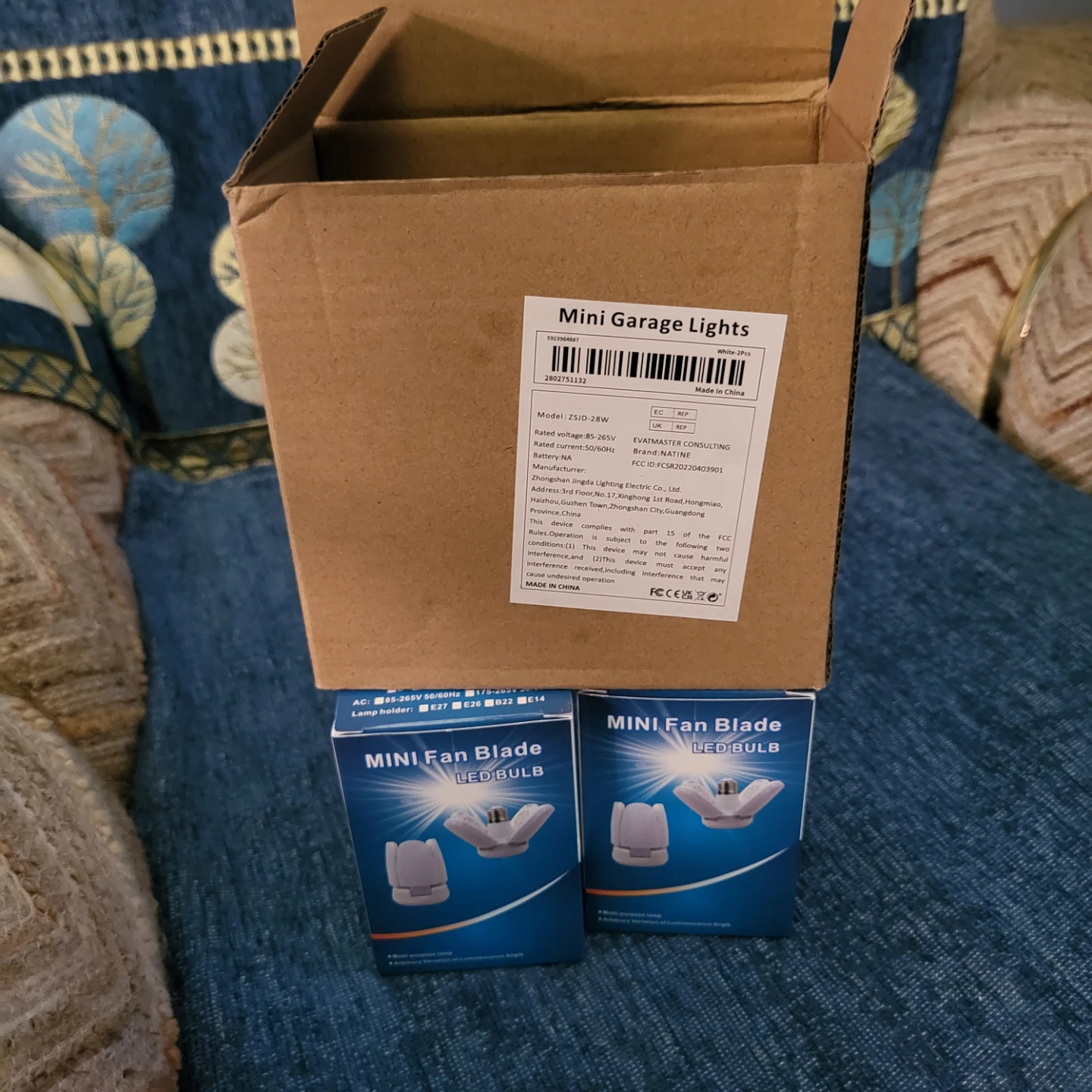 Mini Fan LED Bulb
