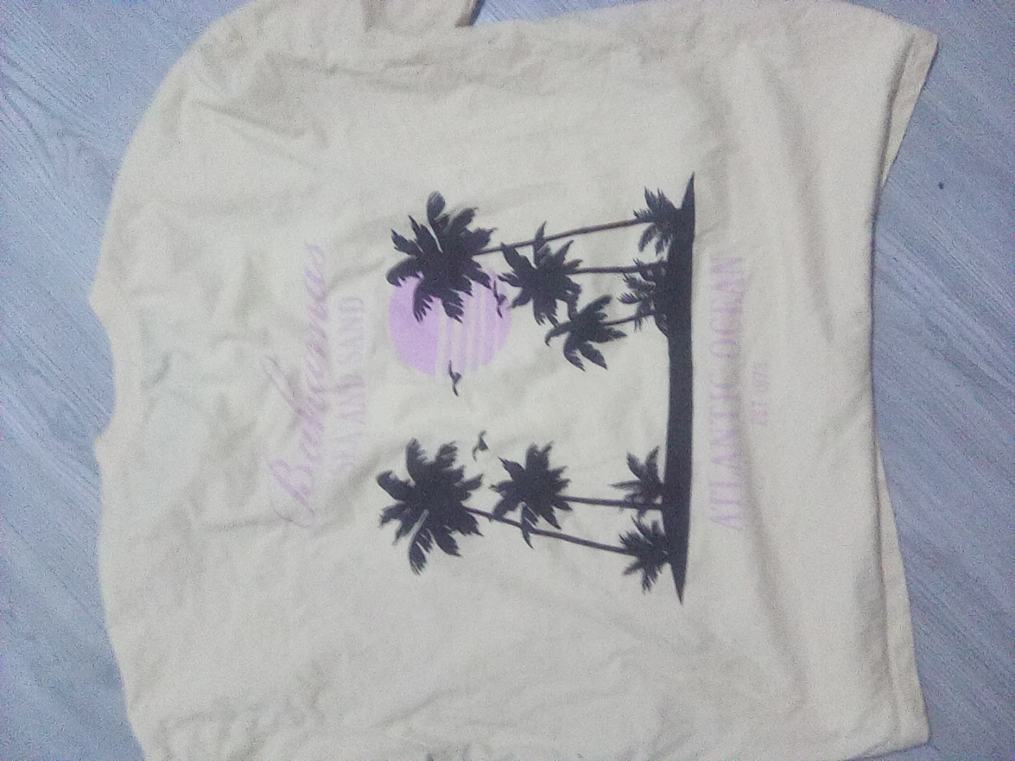 Cream Graphic T-Shirt