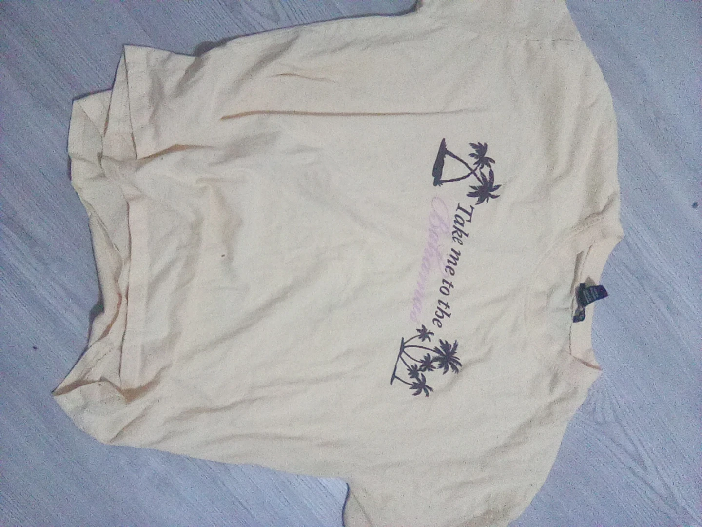 Cream Graphic T-Shirt - photo 2