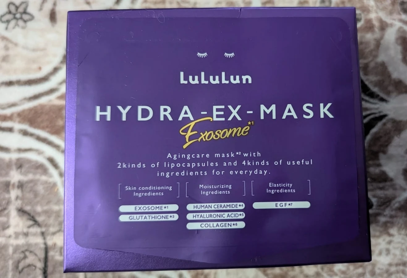 LuLuLun Hydra-Ex Mask Exosome Aging Care