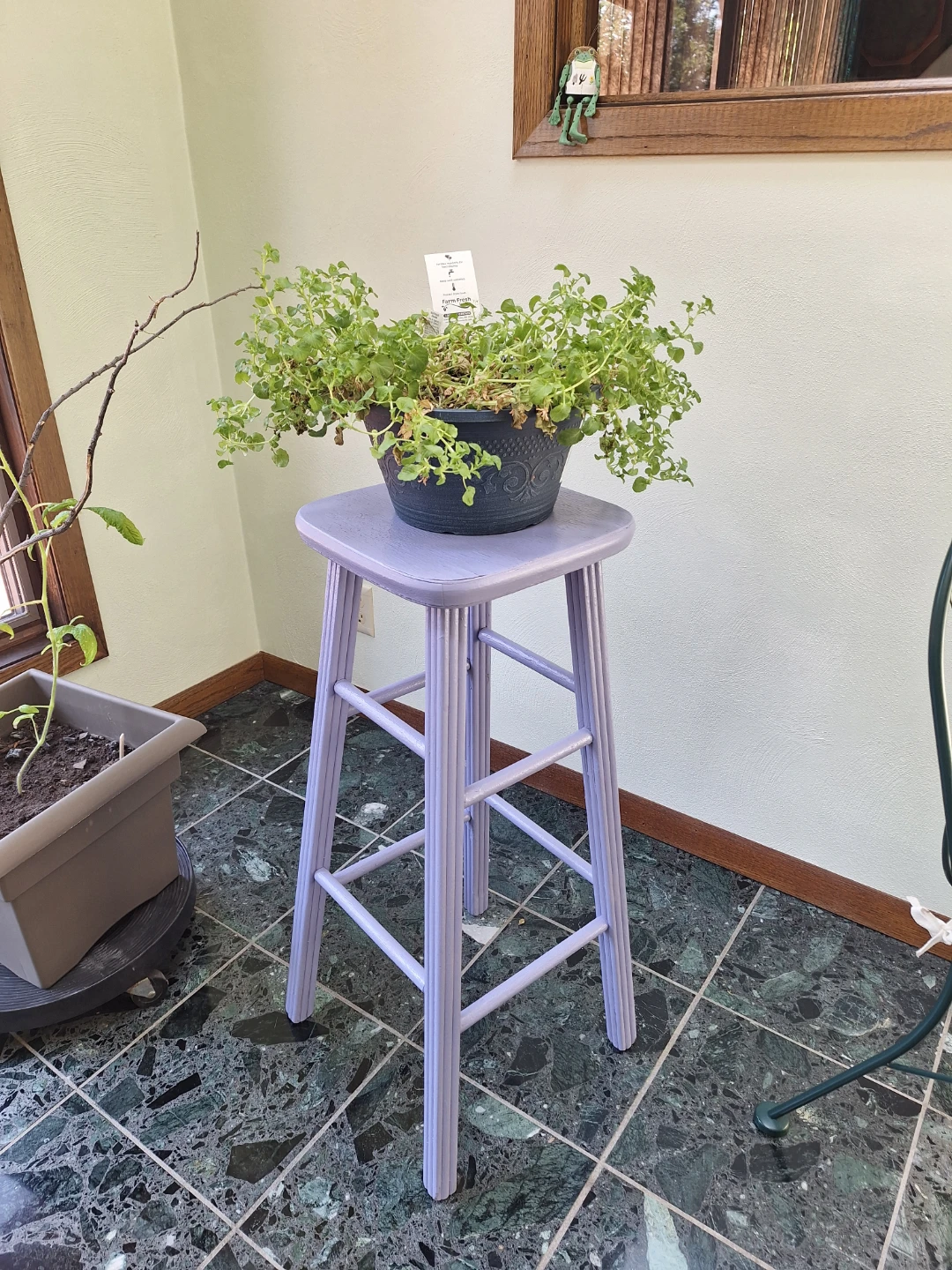 Purple Bar Stool - 30" High - photo 3