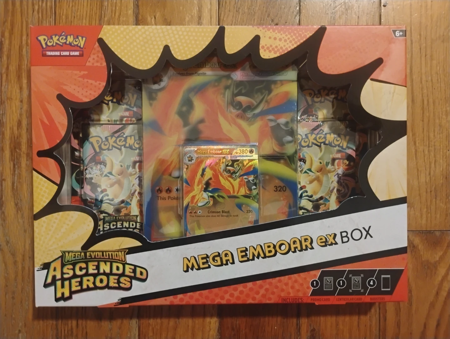 Pokémon Mega Emboar EX Box Trading Card Game