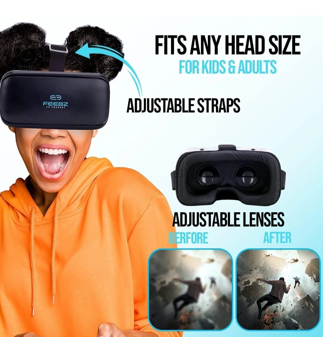 FEEBZ VR Headset Virtual Reality Headset - photo 2