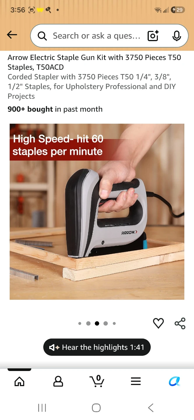 Arrow Electric Staple Gun Kit with T50 Staples - photo 3