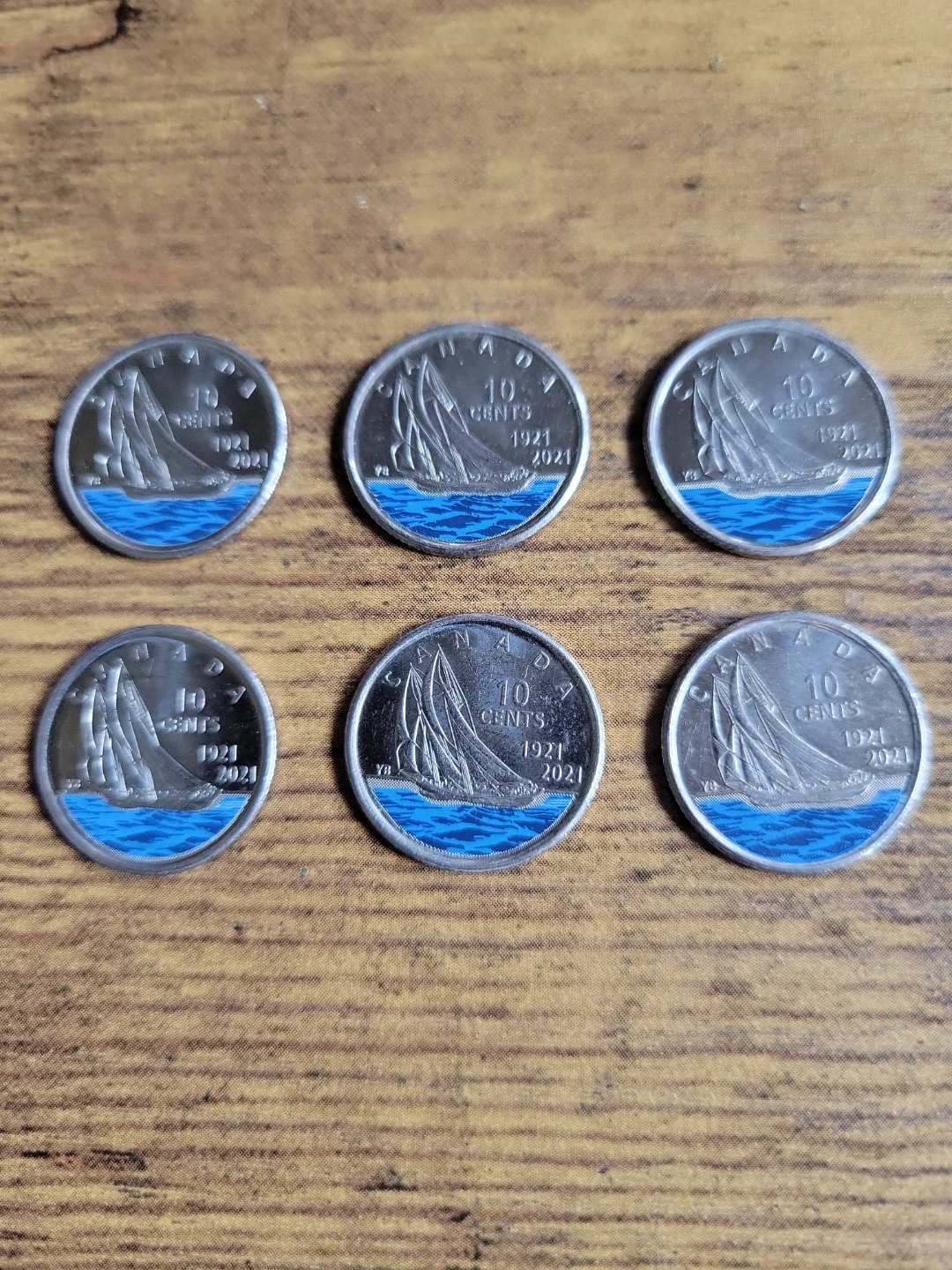 Canada 10 Cents Coin Set - 1921-2021
