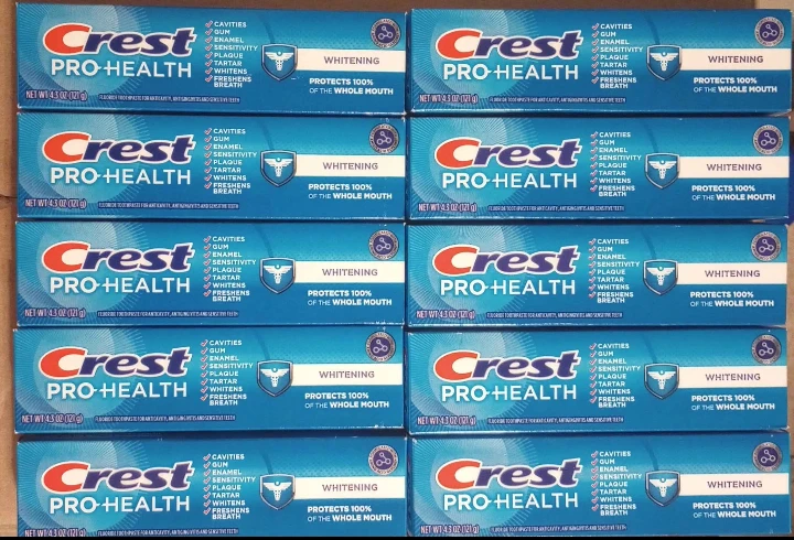 Crest Pro Health Whitening Toothpaste - 10 for $25