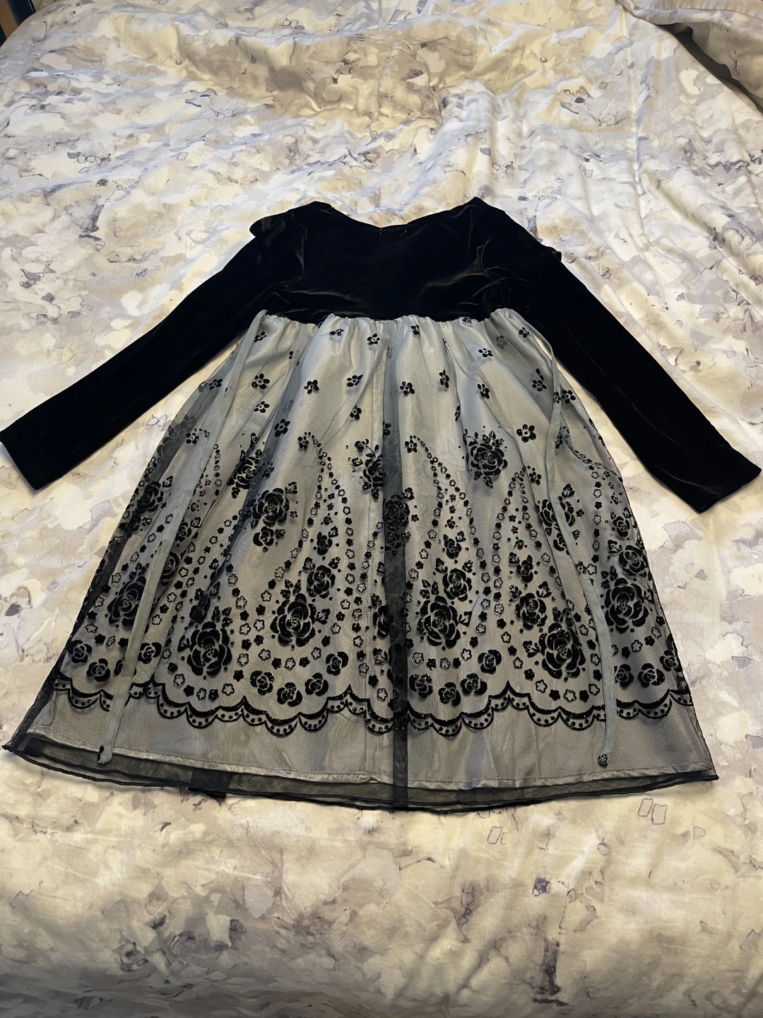 Girls' Dress with Bolero