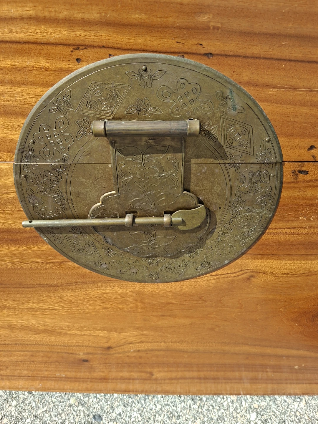 Antique Wooden Storage Chest Trunk - photo 2