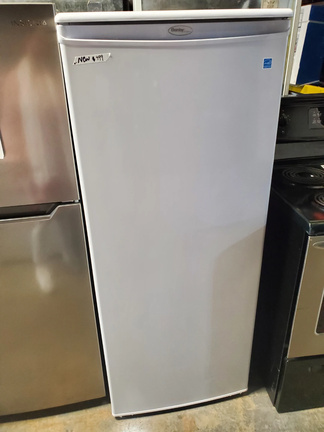 Danby White Upright Freezer brand new 10cu ft