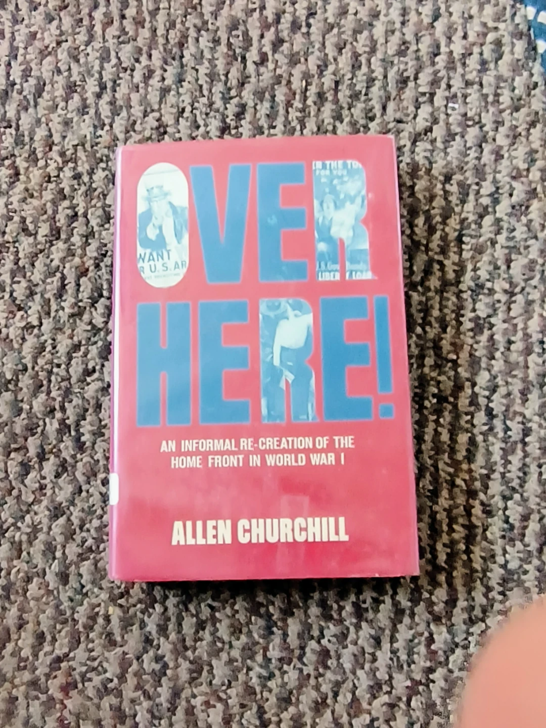 Old Book 1958 Over Here world war 1