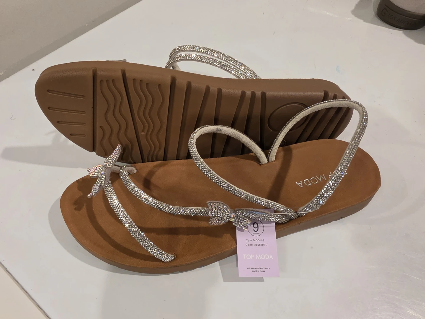 TOP MODA Embellished Butterfly Sandals - photo 2